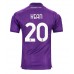 Fiorentina Moise Kean #20 Domácí Dres 2024-25 Krátkým Rukávem